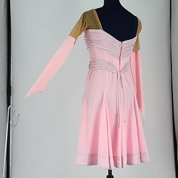 【美品 社交ダンス衣装】淡いピンク fussis フーシーズ ラテンドレス Amazon.co.jp: 社交ダンス衣装 淡いピンク×シースルー fussis